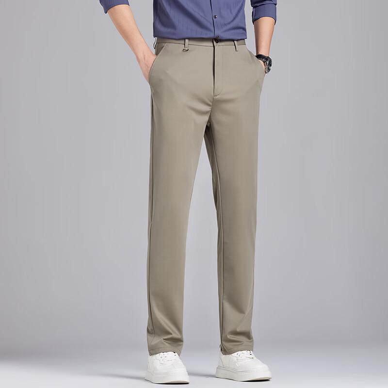 Firstview Men s Spring/Summer Business Casual Stretch Trousers FX1077 38
