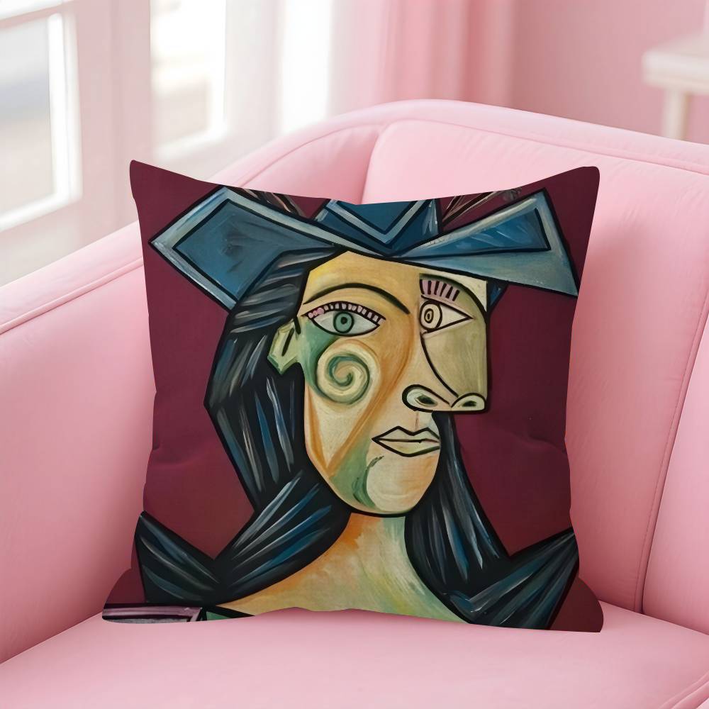 Abstract Picasso Art Classic   Cushion Cover Car Throw Pillow Case For Sofa Car Christmas Gift