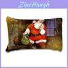 Housse de couette et taies d'oreiller de Noël classiques pour enfants Housse de couette Père Noël Ensemble de literie