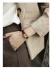Rscy Retro Women's Genuine Leather Small Square Dial Quartz Watch – Light Luxury and High-End Niche Design