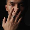 Retro SOYOMBO Mongolian Ring For Men Silver Color Punk Gothic Open Ring Handmade Blessing  Unisex Accessories Lovers Gift