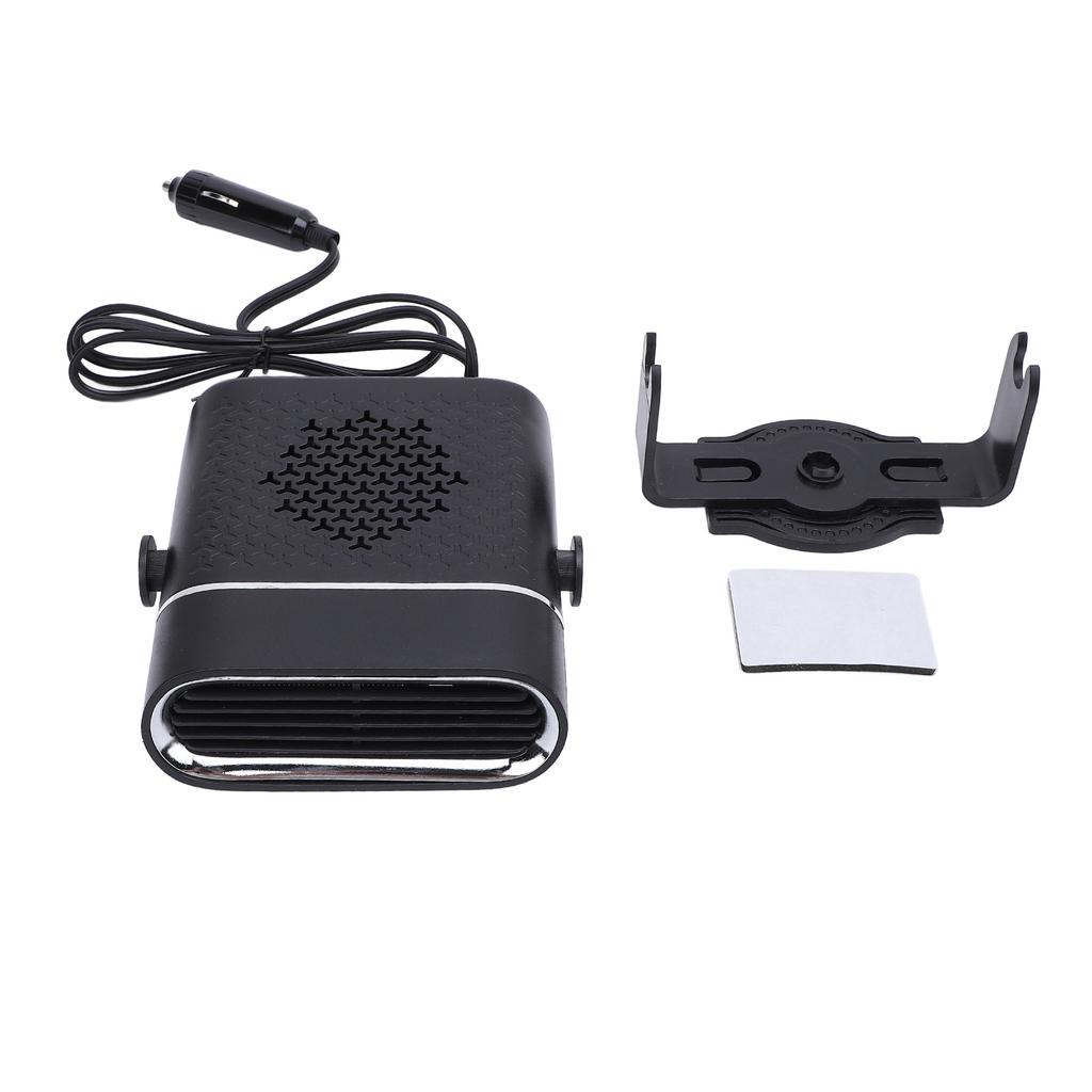 Portable Car Heater High Power Portable Multifunctional Car Windshield Defogging Heater Black 24V