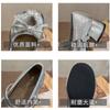 Bow shallow mouth word with Mary Jane single shoes women's inner height increase soft sole ballet shoes spring and autumn