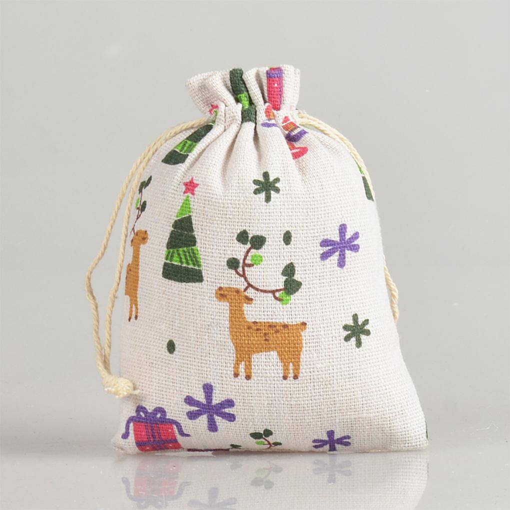 10piece Wedding Favor Drawstring Bags Storage For Party Candy Printed Gift Bags Packaging Bags