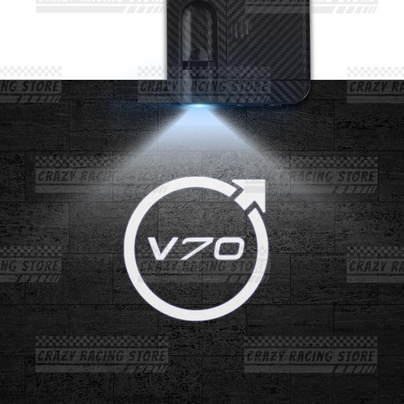 1/2PCS For Volvo R Design XC70 XC60 XC40 XC90 V60 V70 S90 S60 Logo LED Courtesy Lamp Car Door Welcome Light Ghost Shadow Light