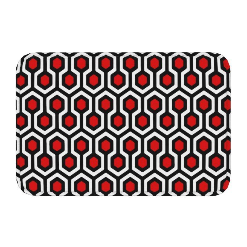 Geometric Pattern Carpet Mat Rubber Backing Rug Geometric Patterns for Modern Home Decoration Floor Mat Door Mat Non-slip Rug