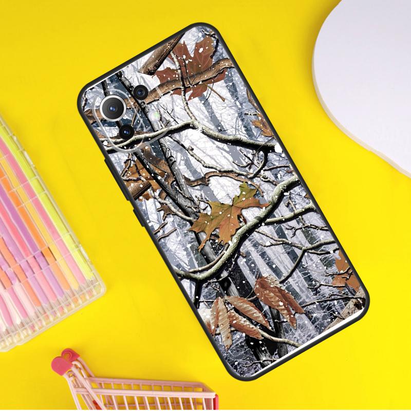 Hunting Camouflage Pattern Cover For Xiaomi 14 Ultra 13 11T 12T 13T 14T Pro POCO X7 X6 Pro X3 X5 F3 F5 M6 F6 Pro Case
