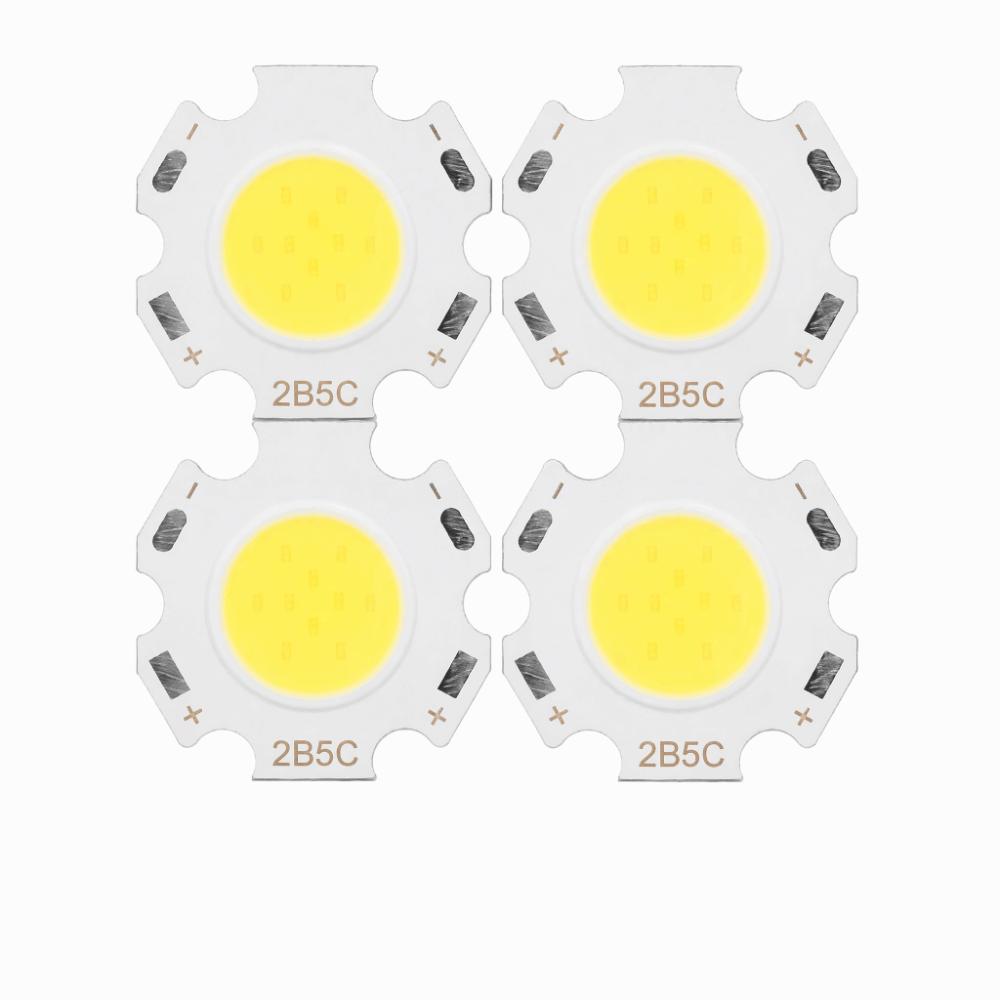 12PCS 5W COB LED Chips 15-17V High Power LED Bulb Easy COB LED Chip Beads  Spotlight Floodlight