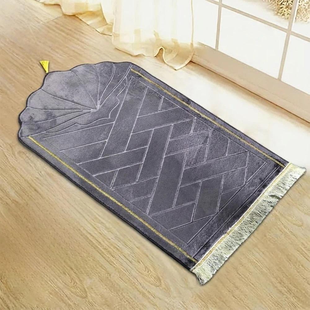 Flannel Prayer Mat Soft Home Carpets High Quality Prayer Carpet Rug  For Multiple Scenes
