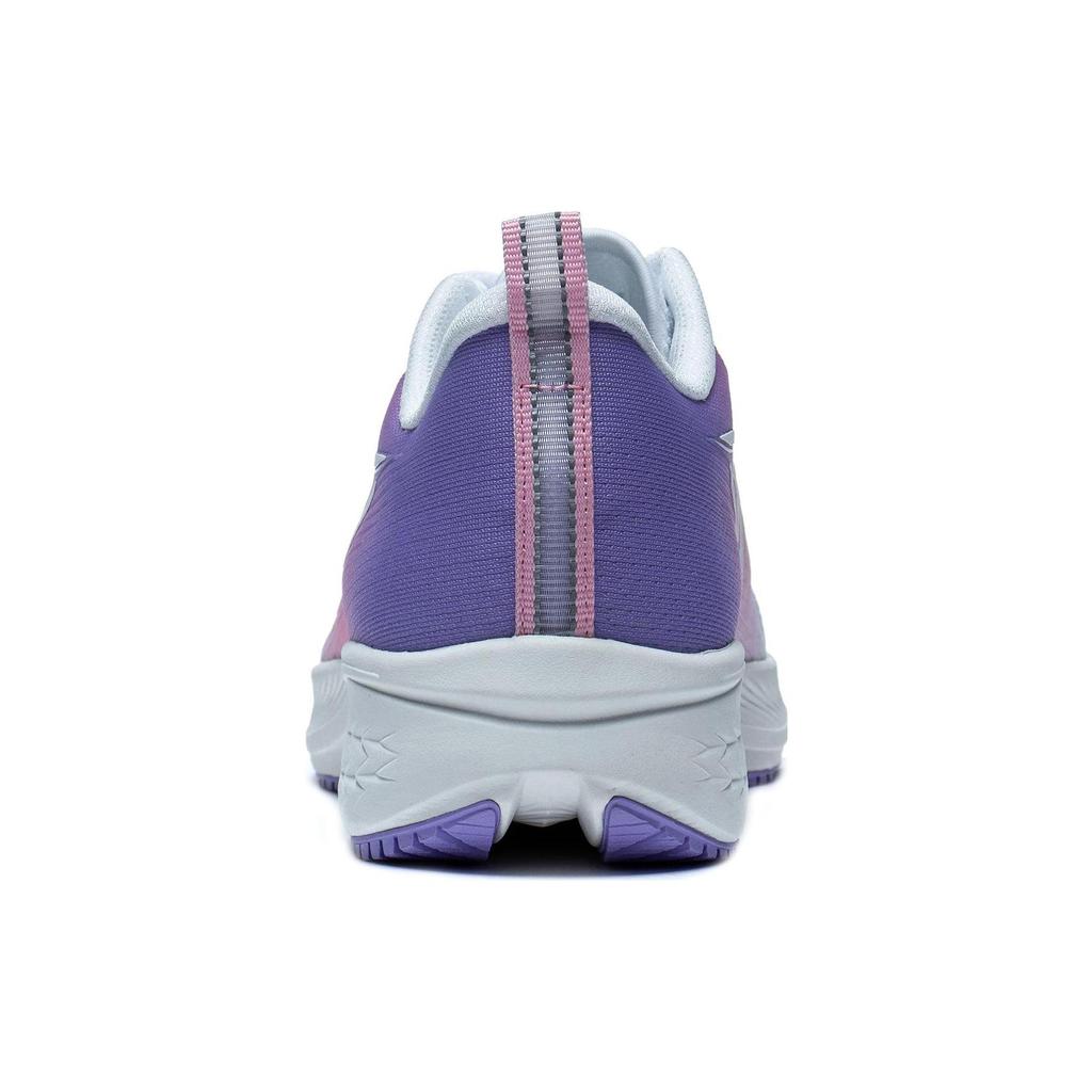 New LiNing Red Hare 6 Cushioning Breathable Rebound Low Top Running Shoes Women's White Pink Purple ARMT016-14