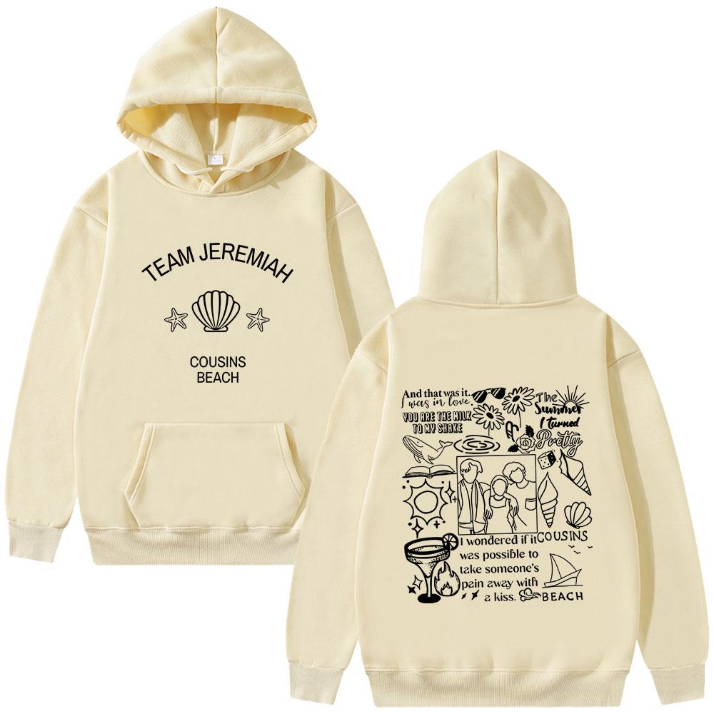 

TV Play The Summer I Turned Pretty Team Jeremiah Cousins Beach Graphic Print Hoodie Men Women Casual Vintage Oversized Pullover 3XL