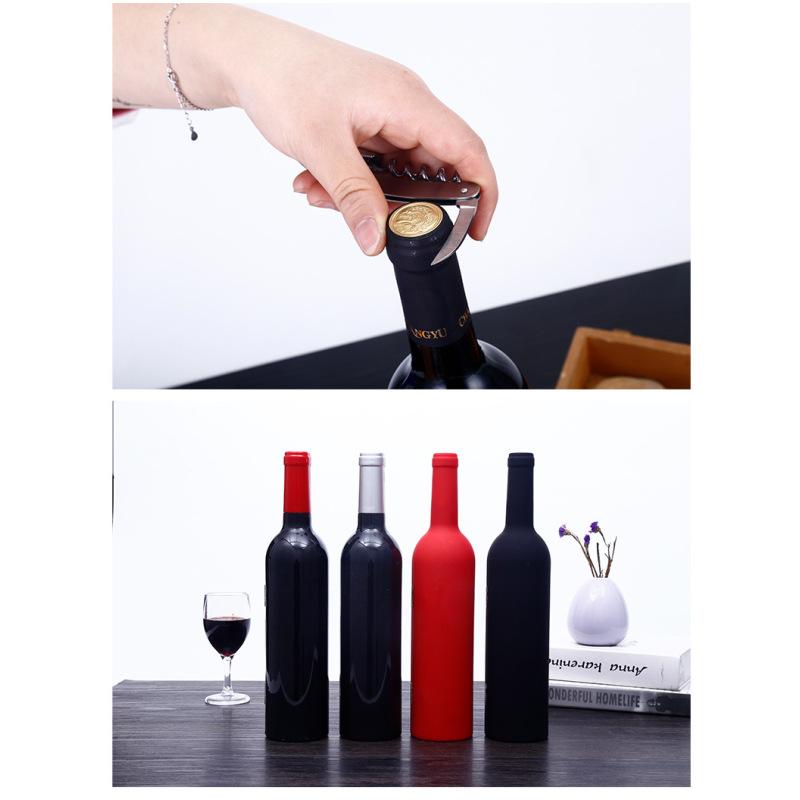 Rotwein Korkenzieher Set Weinkorkenzieher Groß Weinflasche 5-teilig Edelstahl Wein Werkzeugkasten