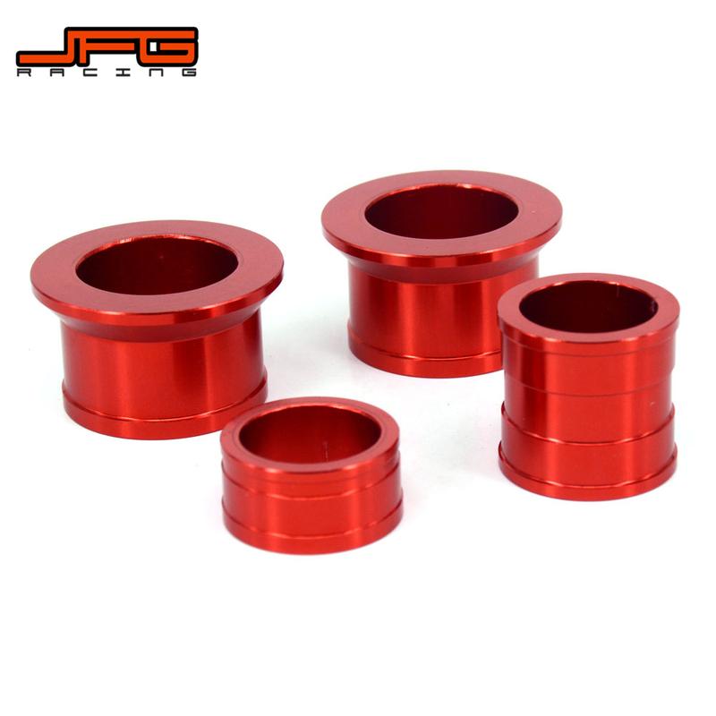 Motorcycle CNC Front Rear Wheel Hub Spacer Chain Adjuster Axle Blocks For HONDA CR125R CR250R CRF250R CRF450R CRF450X CRF450L
