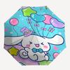 1pc Kawaii Rabbit Balloons Automatic Folding Umbrella - Cute Companion with Heart-Shaped Balloons, Perfect for Fans, Travelers, and Daily Use.D039