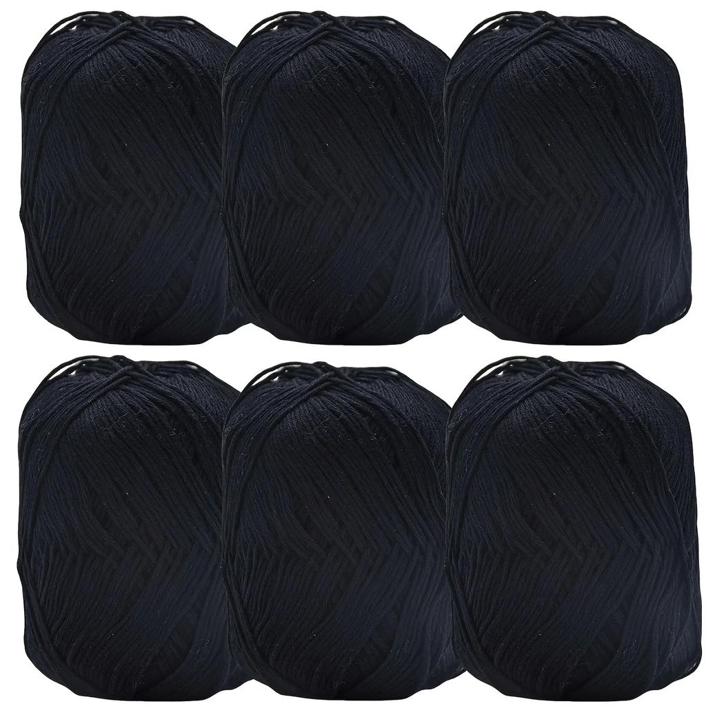100% Cotton Yarn for Crocheting and Knitting, Medium-Weight DIY Craft Yarn for Sweaters,Scarves,Hats,Gloves - 50g/170m Per Skein