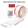 Cable Cover Protector PVC Self-Adhesive Wire Protection Strip Wear Resistant Prevent Trip Wall And Floor Wire Organizer For Home