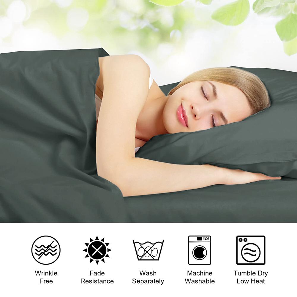 Sheet Set Breathable & Cooling Sheets Hotel Luxury Bed Sheets Extra Soft Easy Fit 4 Piece Set