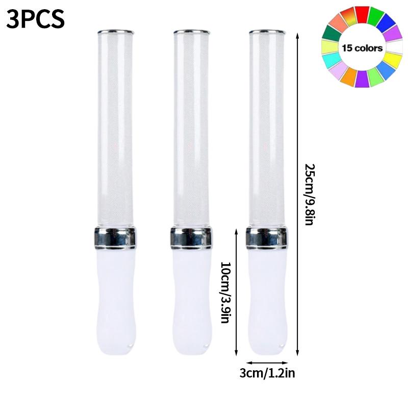 1/2/3/6/8/10pcs Glow Sticks 15Color Lightstick Kpop Idol Concerts Wedding Decoration Birthday Party Supplies Glow in the dark