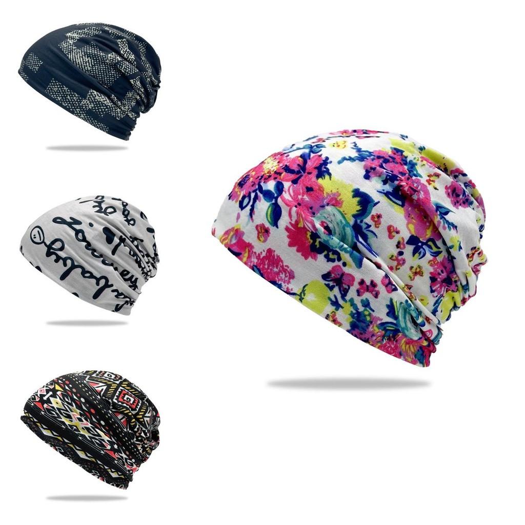 Letter Print Women Hat Double Layer Pullover Breathable Windproof Cap Artistic