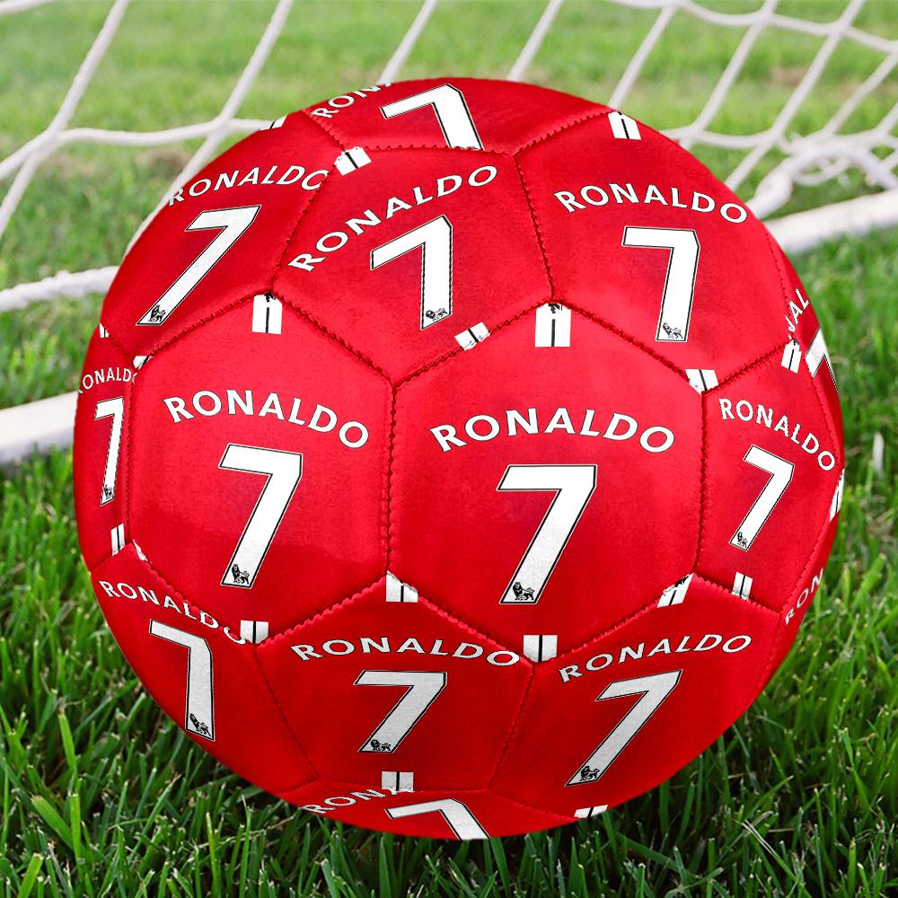 Ronaldos Number Seven Size 5 PU Material Seamless Wear Resistant Match Training Football Futbol Voetbal Bola 0706a88
