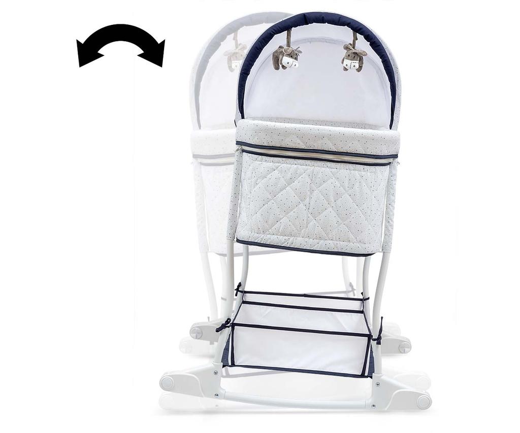 MILLY MALLY 5430 Dream On Cradle - SIMPLE GREY