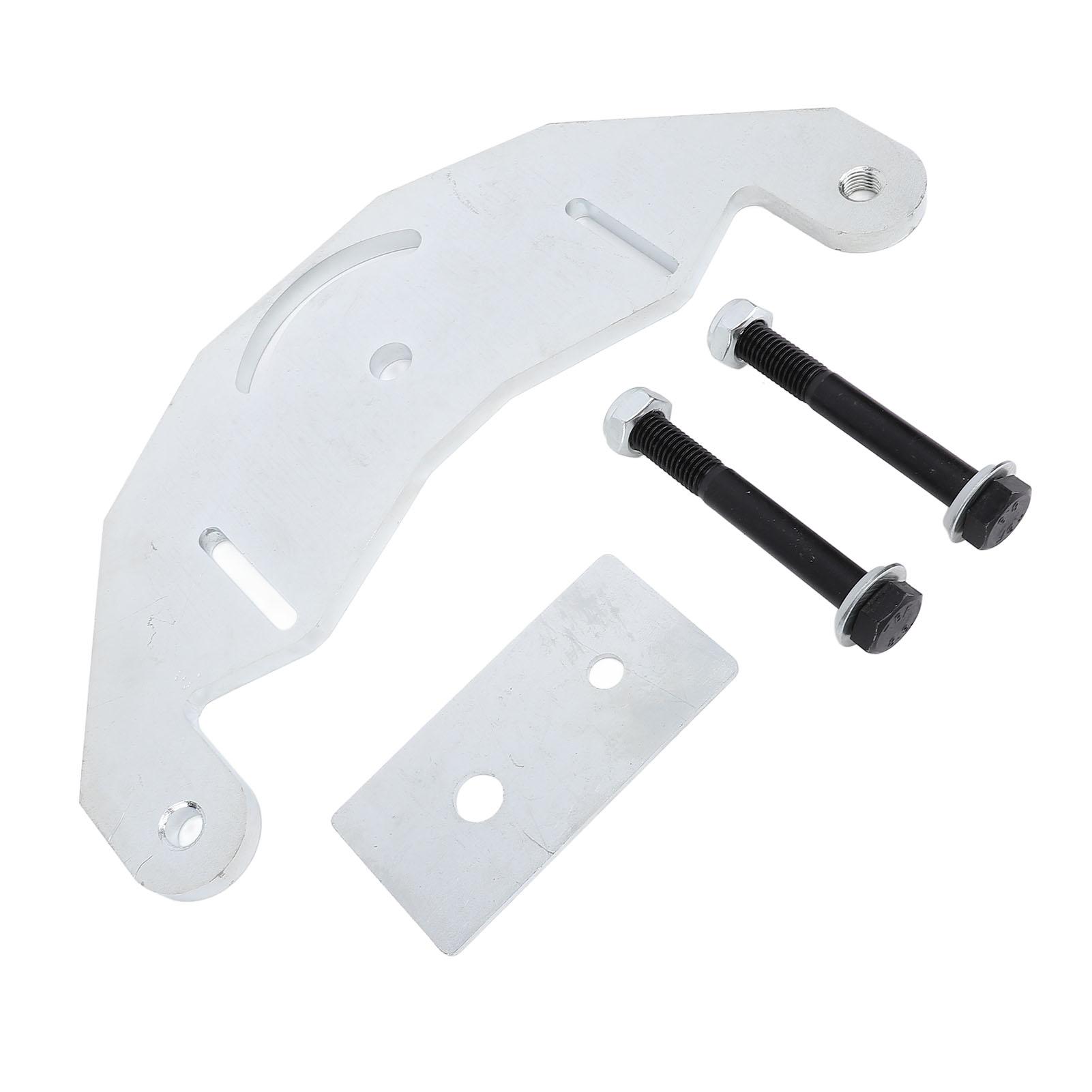 

4 шт. опорная пластина для ленточной шлифовальной машины D-образная высокопрочная металлическая опорная пластина D-образной формы с болтами для 2x72 или