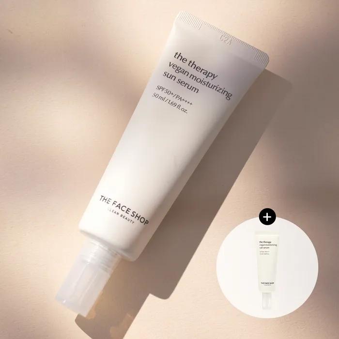 [1+1] The Face Shop The Therapy Vegan Sun Serum 50ml