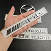 מדבקת רכב חמה 3D ABS כרום C63S אותיות לוגו V8 BITURBO תגית מדבקת כוכב אחורית לרכב תא מטען סמל AMG עבור מרצדס בנץ C63S A