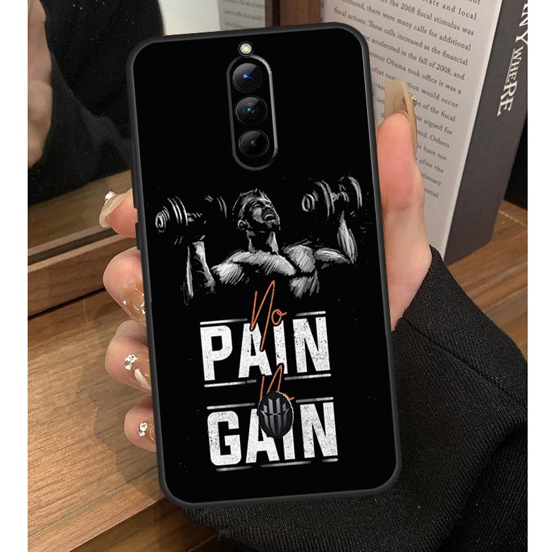 Workout Motivation Fitness Gym Case For Nubia Red Magic 8S 9S Pro Plus 6S 7S 6 7 Pro 6R 5G RedMagic 9 8 10 Pro Plus Coque