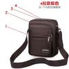 Casual Men's Messenger Bag Versatile Trendy Shoulder Bag Stall Cashier Multi-layer Zipper Change Bag Mobile Phone Bag