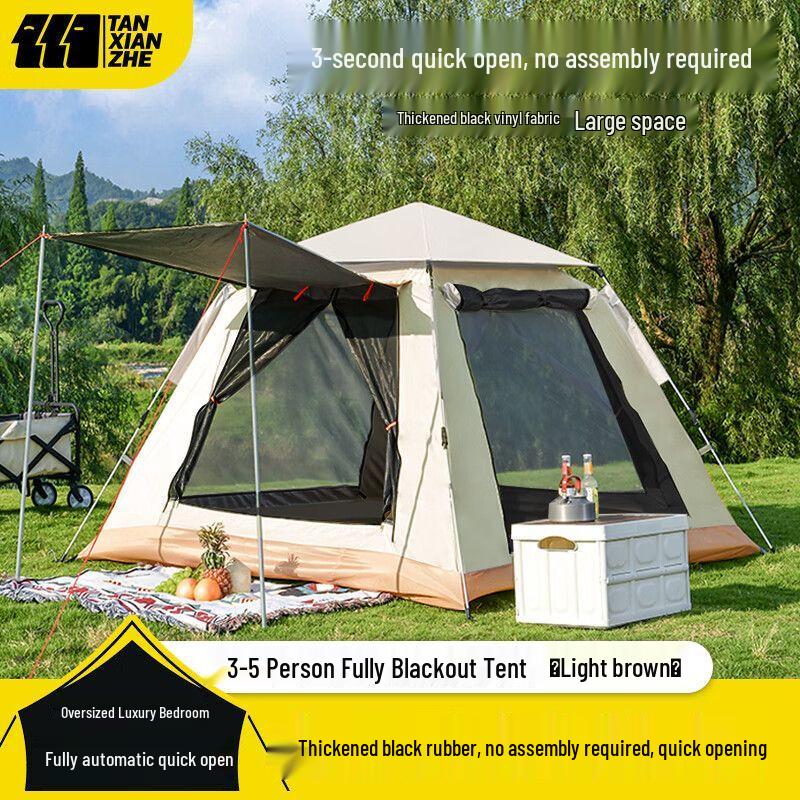 TAN XIAN ZHE Automatic Outdoor Camping Tent 3-5 Person