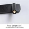 A84E-LED Wall Light With Switch Adjustable Spotlight Glass Wall Sconce Lamp For Bedroom Bedside Light Fixture Wall Decor Black