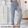 Hengyuanxiang Women's 100% Pure Wool High-Waist Thermal Leggings