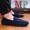 Fashion Man's Big Size Loafers Shoes Flats Slippers Fabric Slip-on Men Gommino Driving Shoes Fashion Summer Style Soft Male Moccasins