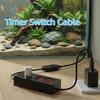 Digital Display Timer Switch Cable Adjustable Timer Countdown Power Off  For Fan Lamp