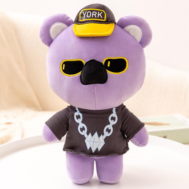 Cartoon Lovely Bear Plush Toy With Adorable Features Ideal For Collectors And Kids