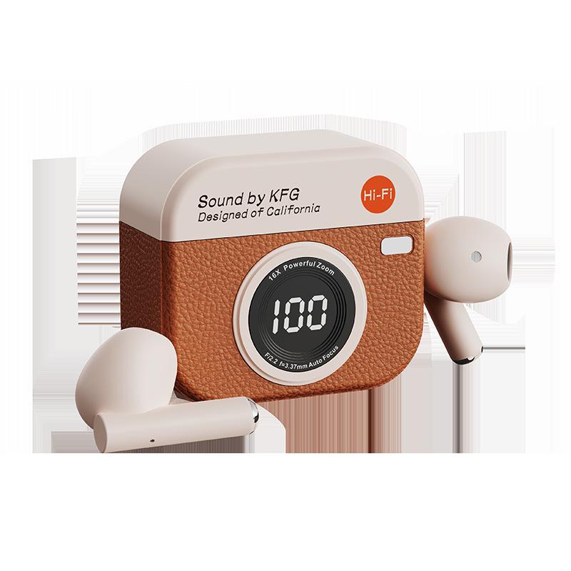Retro Q86 Bluetooth Earphones: Half-in-Ear, Noise Cancelling, Sports-Ready, Long Battery Life