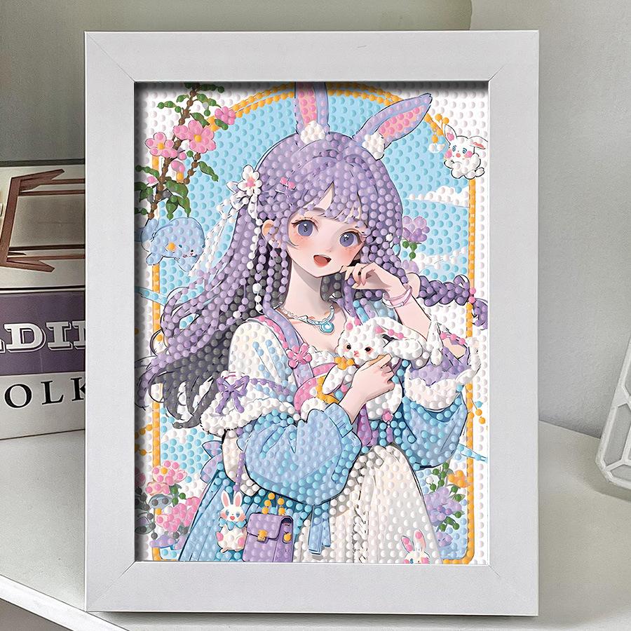 Strawberry Diamond Painting Diy Hand Sticker Diamond Tulip Sunflower Flower Girl Gives Girlfriend Birthday Gift