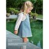 David Bella Kidsren's Denim Suspender Skirt 2026 Spring New Style Sweet Skirt Dress for Girls and Babies Kidsren's Clothing
