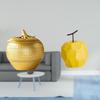 Modern Resin Porcelain Fruit Figurine Sculpture Ornament Art Geometric Collectible Tabletop