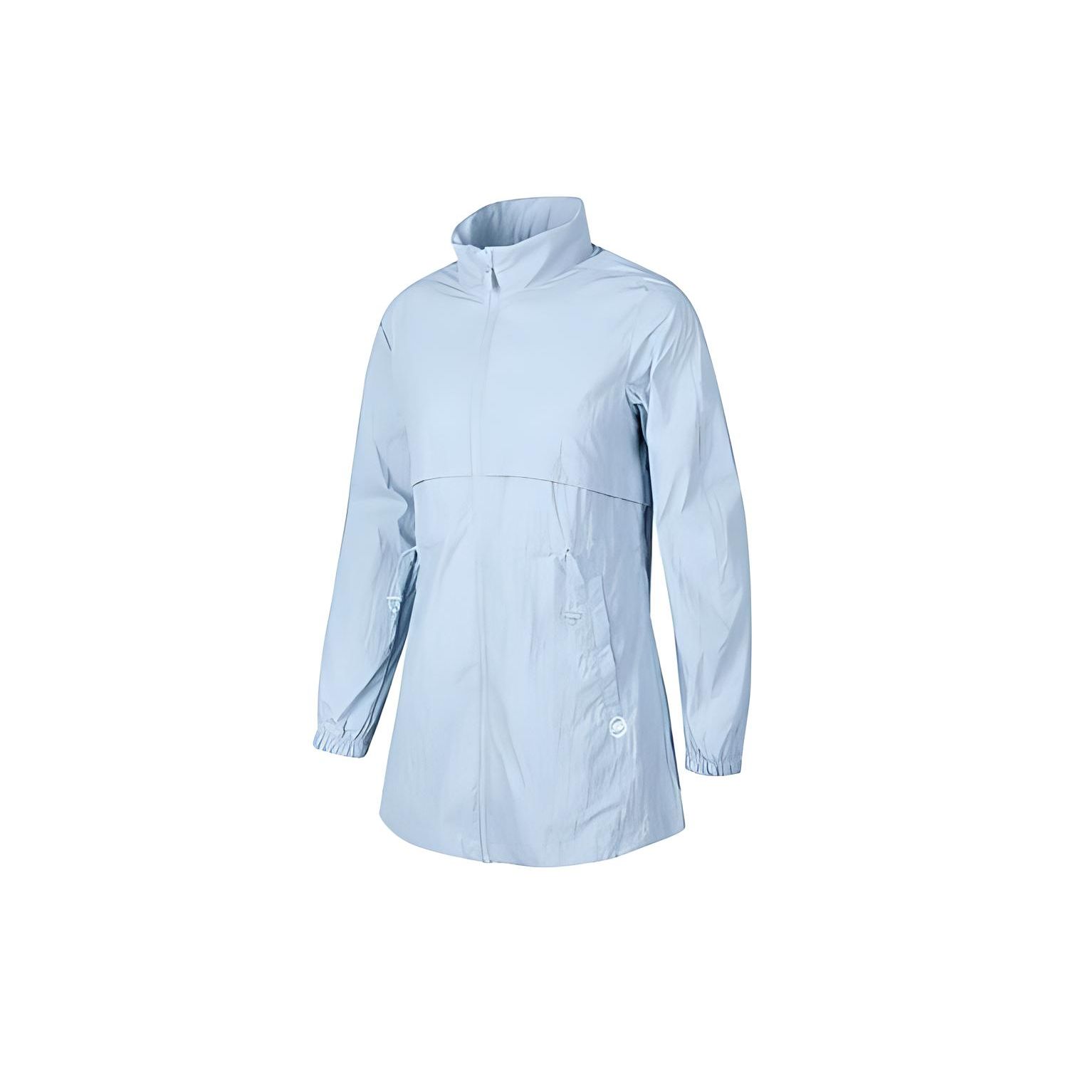 Skechers Comfort Sports Series Woven Stand Collar Zip Quick-Dry Jacket Women jackets Mist-Blue P224W007-00FE S