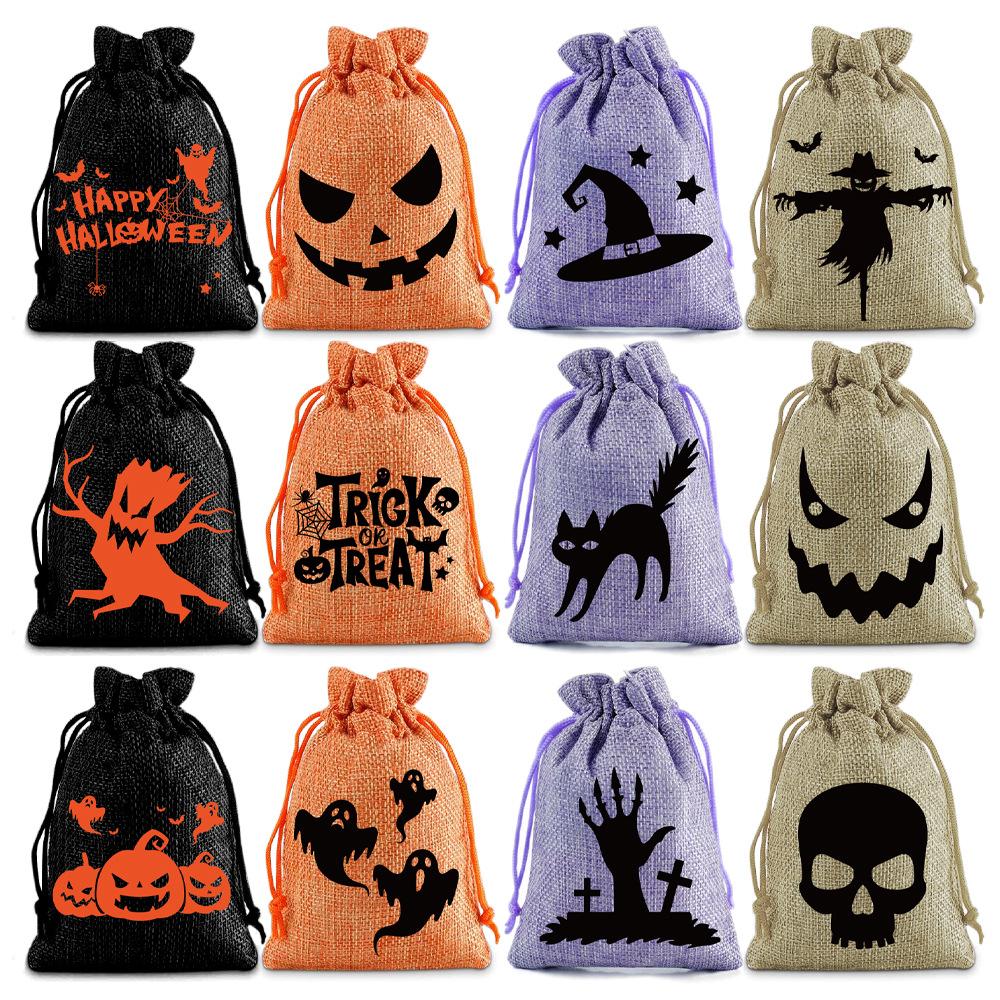 

24pcs Halloween Drawstring Bag Drawstring Bag Drawstring Storage Bag Birthday Party Children s Gift Bag Candy Bag 24pcs