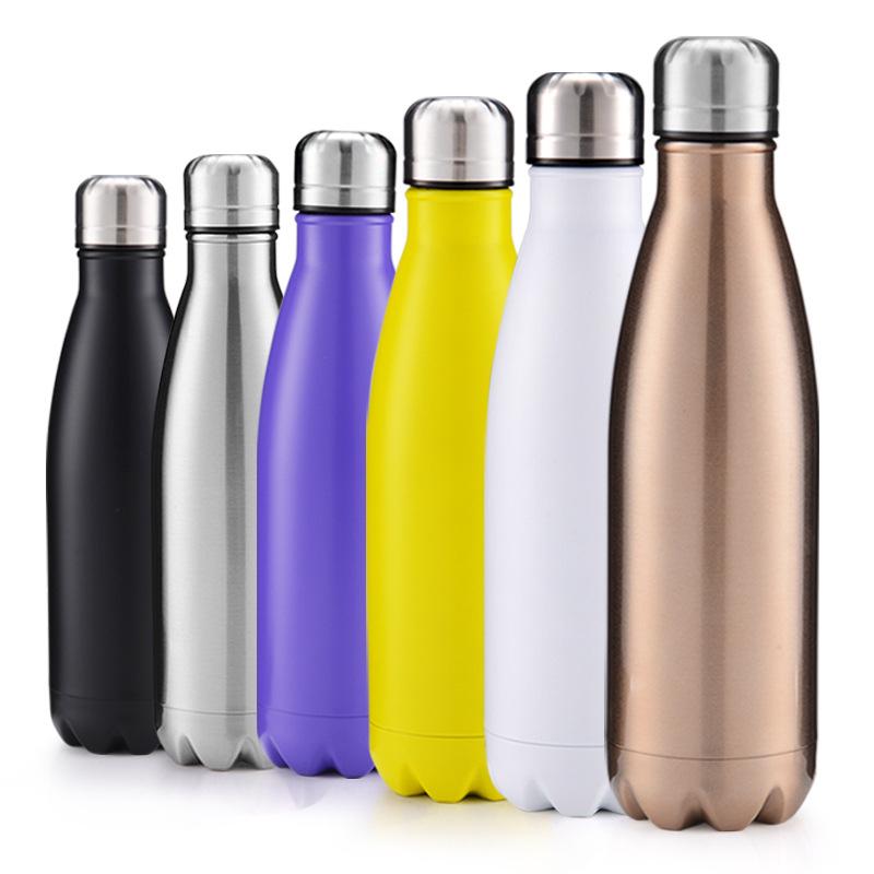 750/500ml Solid Insulated Bottle Stainless Steel Jug with Lid Large Capacity Ice Coffee Cup Portable Travel Home Summer Gift