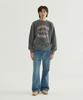 COVERNAT Flag Graphic Pigment Sweatshirt Charcoal