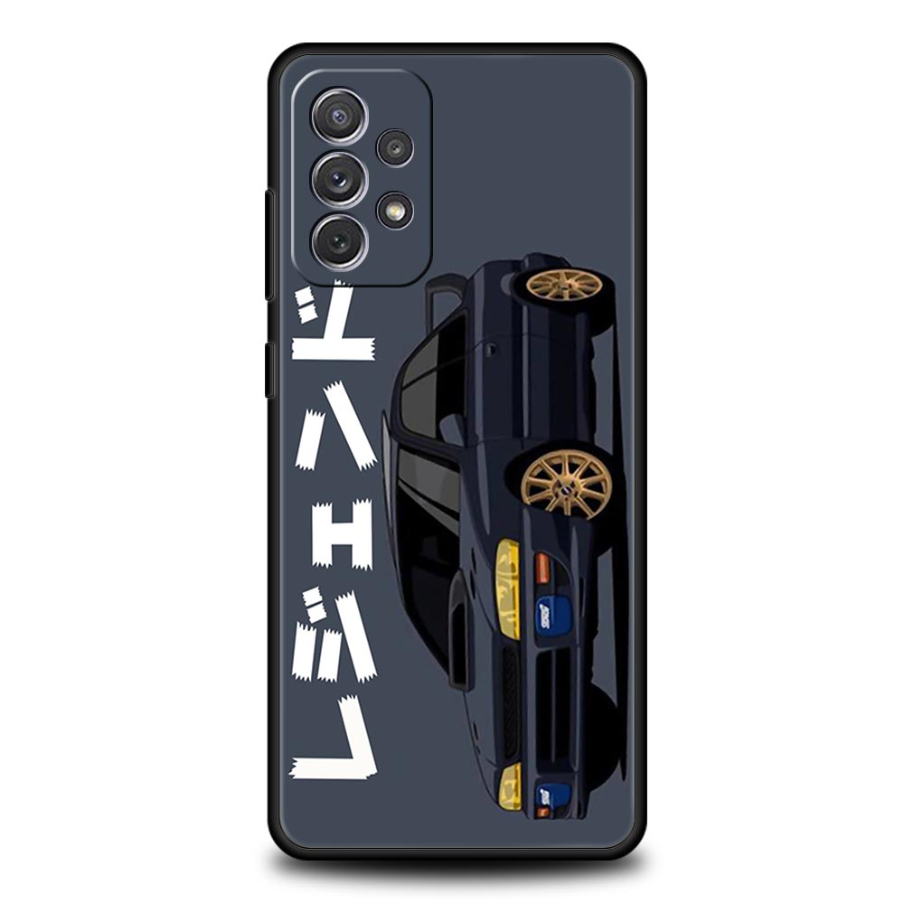 JDM Tokyo Drift Sports Car Phone Case For Samsung A51 A71 A21S A12 A11 A31 A41 A01 A03s A52 A32 A22 A13 A23 A33 A53 A73 5G Cover