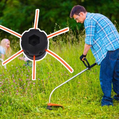 1 pièce de tête de débroussailleuse universelle de rechange, facile à installer, accessoire de tondeuse à gazon pour pelouse de jardin et bords de pavage