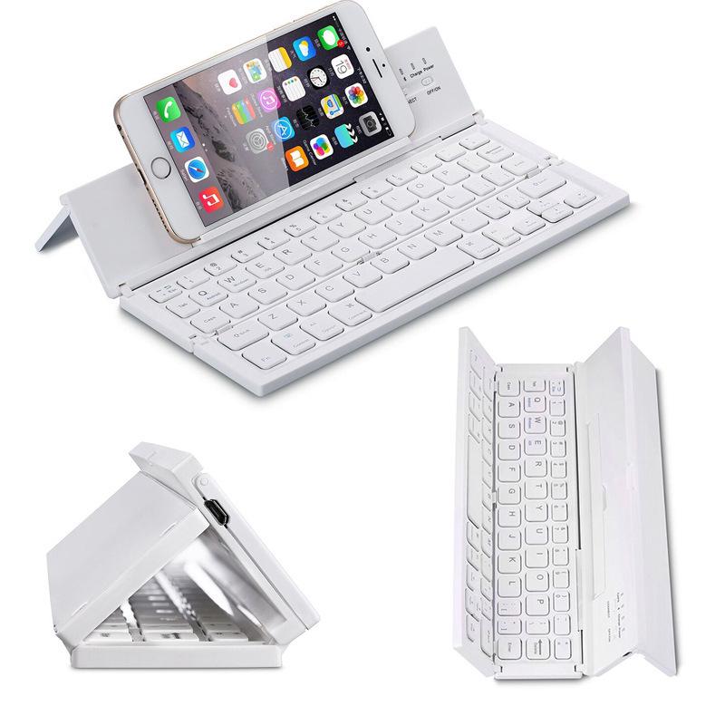 

K888 Mini Rechargeable Bluetooth Keyboard with Type-C Port – Portable for Computer and Laptop Business Use.