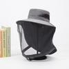 Cappello antizanzara pieghevole unisex di moda con rete nascosta repellente per insetti protezione per api protezione solare per esterni casual berretto da pesca