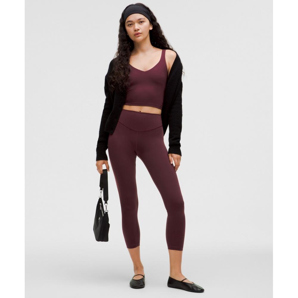 Lululemon Align  TAnk Top  Light Support  A B Cup gArnet