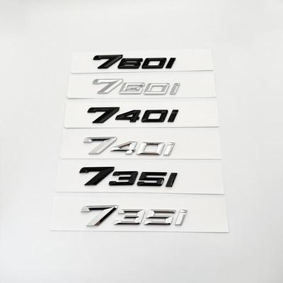 Compatible with 23 Model BM 7 Series: 730li, 735Li, 740Li, 760i Rear Exhaust Emblem Badge.